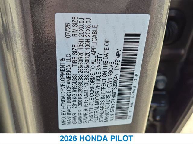 Used 2026 Honda Pilot Elite image 26