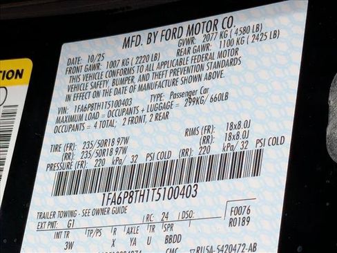 New 2026 Ford Mustang Premium RWD image 16