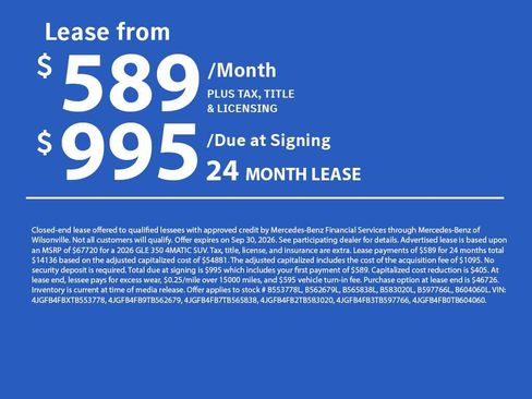Used 2026 Mercedes-Benz GLE 350 4MATIC image 3