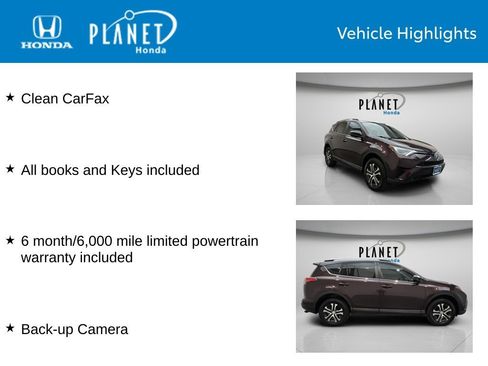 Used 2017 Toyota RAV4 LE w/ All Weather Liner Package AWD/4WD image 4