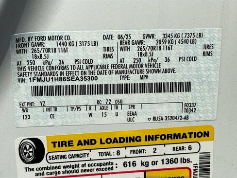 Certified 2025 Ford Expedition Active RWD image 34