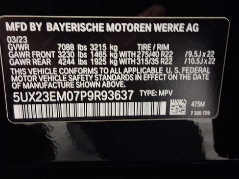 Certified 2023 BMW X7 xDrive40i w/ M Sport Package AWD/4WD image 20