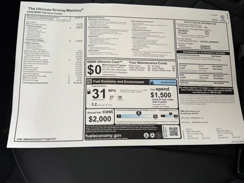 New 2026 BMW 228i w/ Technology Package FWD image 22