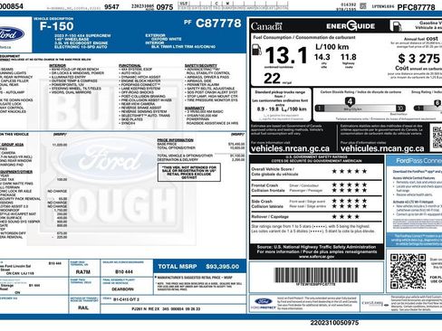 Used 2023 Ford F150 Tremor w/ Equipment Group 402A High image 3