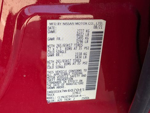 Used 2022 Nissan Frontier SV w/ Technology Package image 35