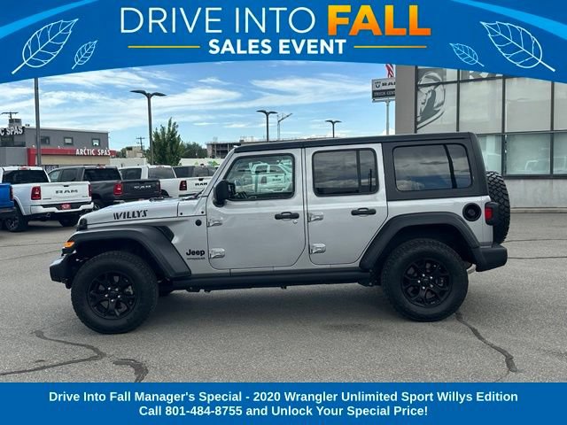 Used 2020 Jeep Wrangler Unlimited Sport AWD/4WD image 2