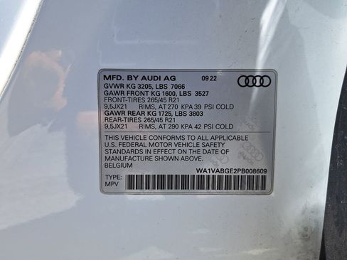 Used 2023 Audi e-tron Chronos w/ Chronos Package AWD/4WD image 11