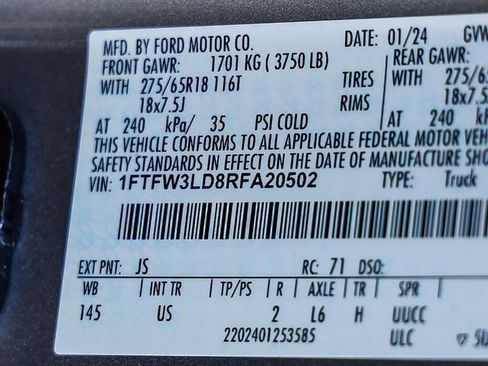 Used 2024 Ford F150 XLT w/ Equipment Group 302A MID image 32