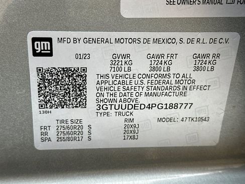 Used 2023 GMC Sierra 1500 SLT w/ SLT Premium Plus Package image 58