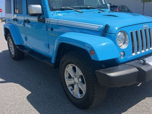 Used 2017 Jeep Wrangler Unlimited Sahara w/ Quick Order Package 24E Chief image 3