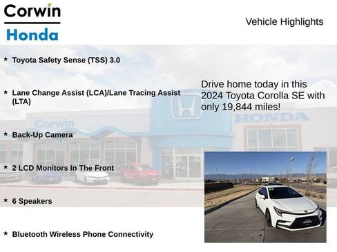 Used 2024 Toyota Corolla SE image 6