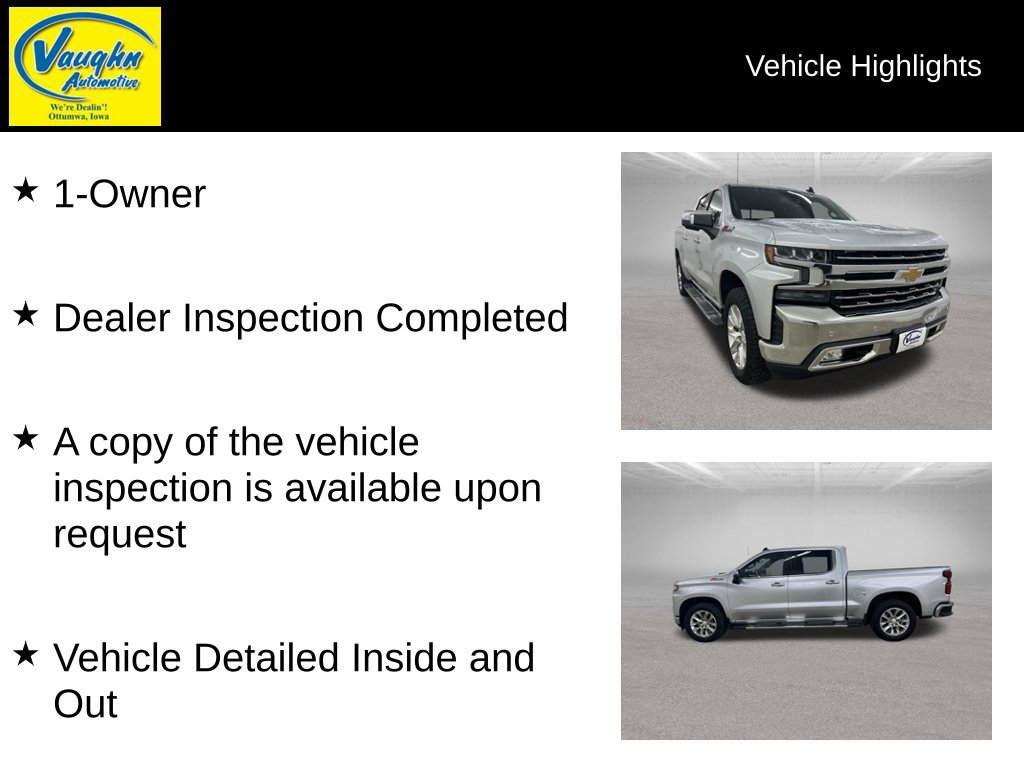Used 2019 Chevrolet Silverado 1500 LTZ w/ LTZ Premium Package AWD/4WD image 2