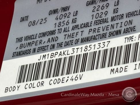 New 2026 MAZDA MAZDA3 s Sport image 21