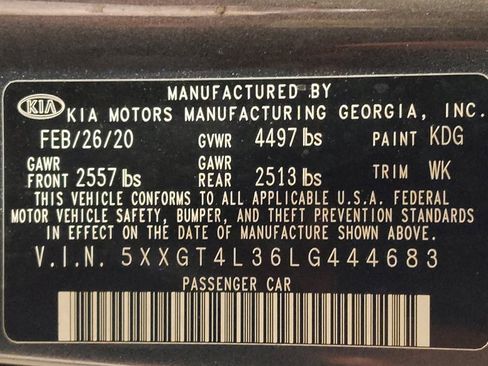 Used 2020 Kia Optima LX FWD image 33
