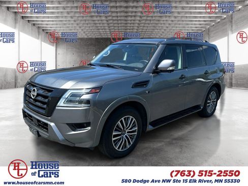 Used 2021 Nissan Armada SL w/ Captain's Chairs Package AWD/4WD image 1