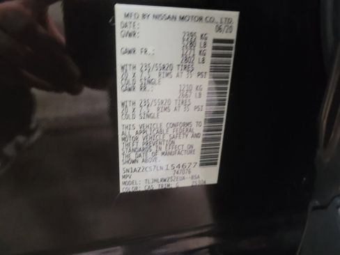 Used 2020 Nissan Murano SL w/ Moonroof Package image 33