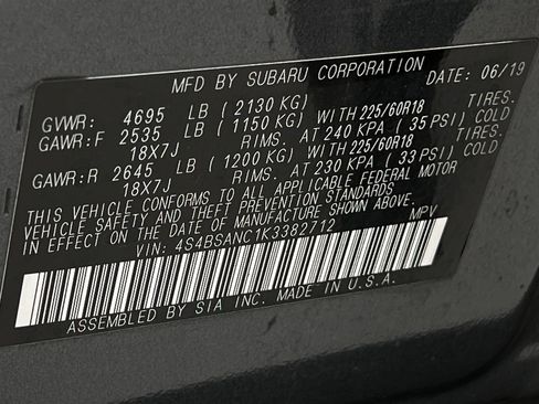 Used 2019 Subaru Outback 2.5i Limited w/ Protection Package #1 AWD/4WD image 24