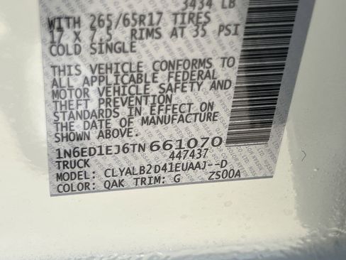 New 2026 Nissan Frontier SV w/ All-Weather Content Package RWD image 16