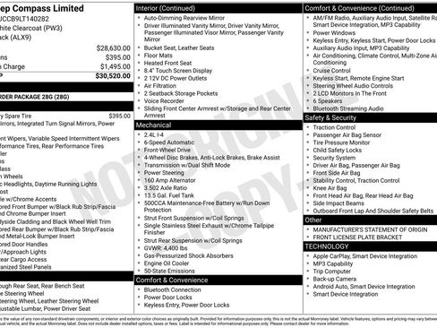Used 2020 Jeep Compass Limited FWD image 5