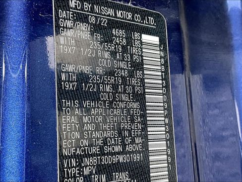 Certified 2023 Nissan Rogue Platinum w/ Platinum Premium Package image 34