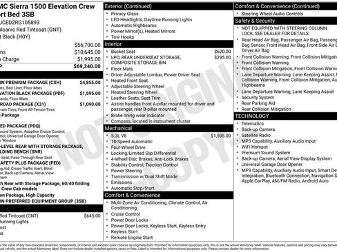 Used 2024 GMC Sierra 1500 Elevation w/ Elevation Premium Package AWD/4WD image 29