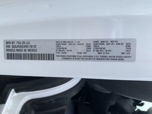 New 2024 RAM ProMaster 2500 w/ Safety Group FWD image 39