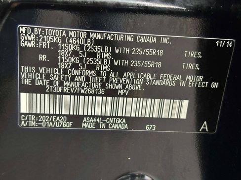 Used 2015 Toyota RAV4 Limited AWD/4WD image 34