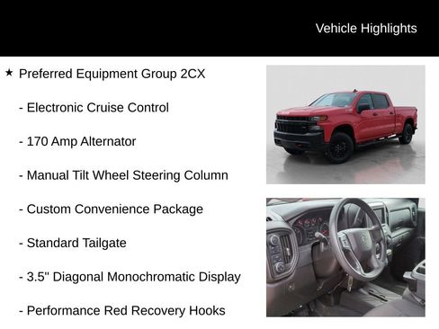 Used 2021 Chevrolet Silverado 1500 Custom Trail Boss AWD/4WD image 16