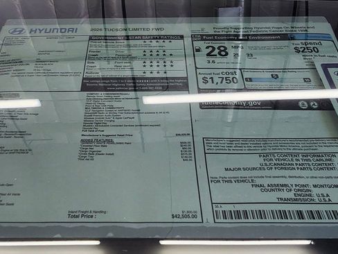 New 2026 Hyundai Tucson Limited image 30