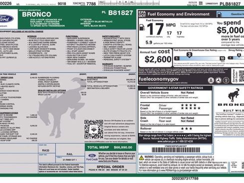 Used 2023 Ford Bronco Badlands AWD/4WD image 7