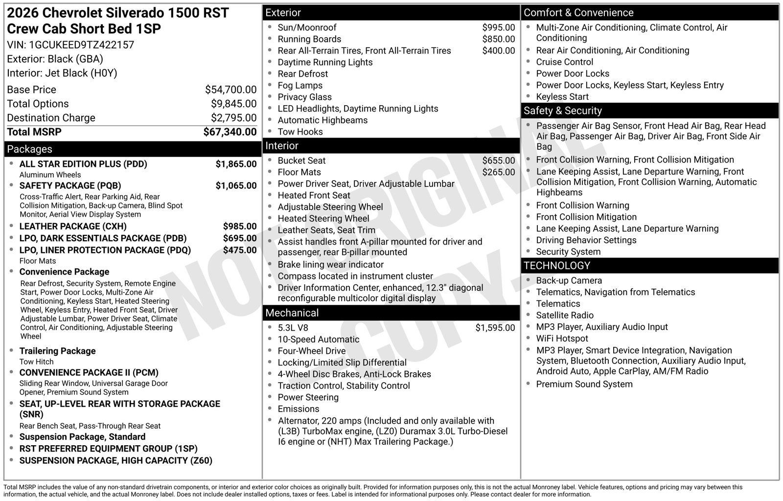 New 2026 Chevrolet Silverado 1500 RST w/ All Star Edition Plus AWD/4WD image 5