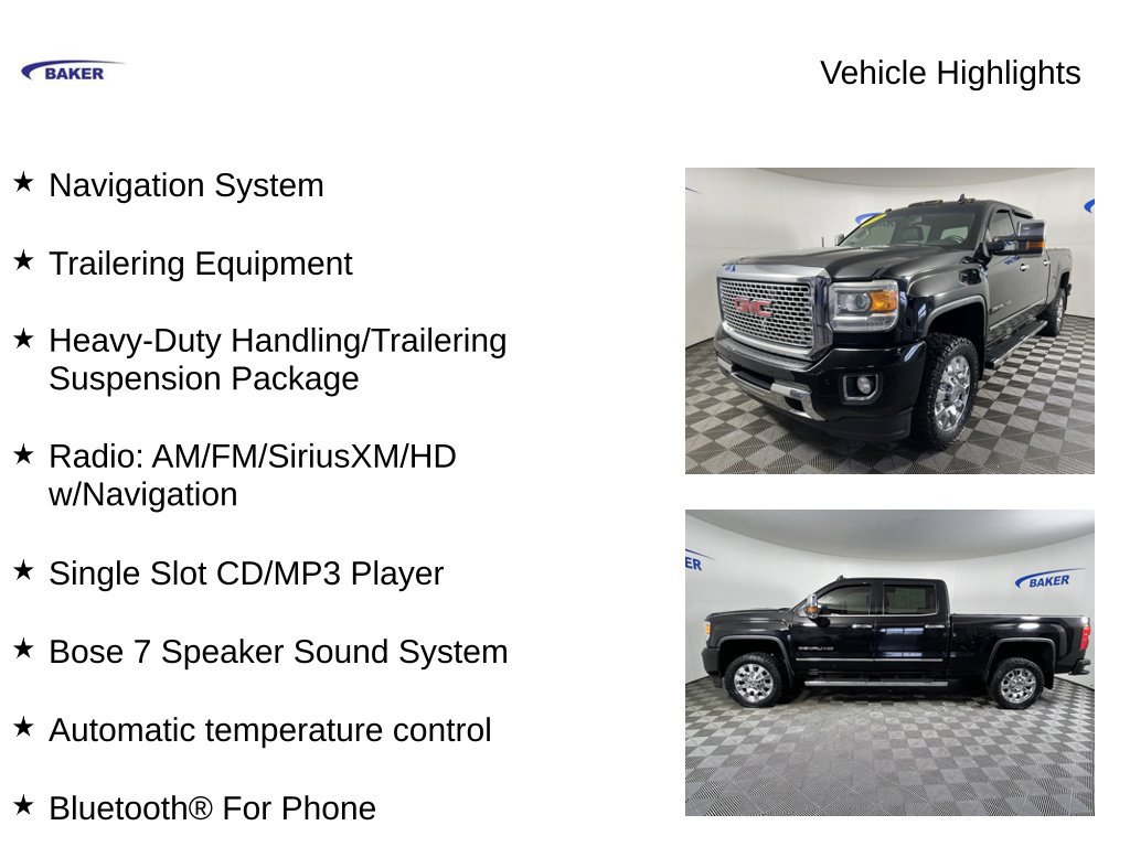 Used 2016 GMC Sierra 2500 Denali w/ Suspension Package, Off-Road AWD/4WD image 4