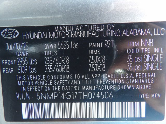 Certified 2026 Hyundai Santa Fe SE FWD image 27
