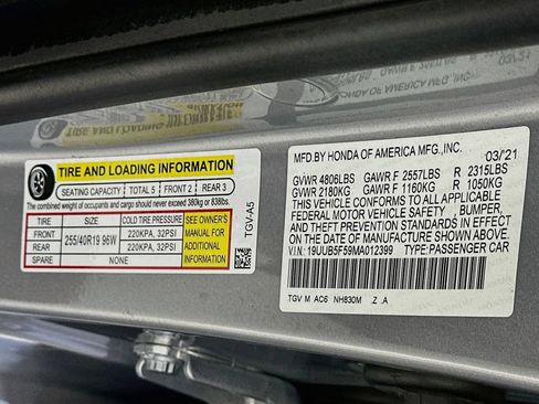 Used 2021 Acura TLX w/ A-SPEC Pkg FWD image 36