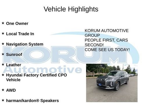 Certified 2024 Hyundai Palisade Calligraphy AWD/4WD image 4
