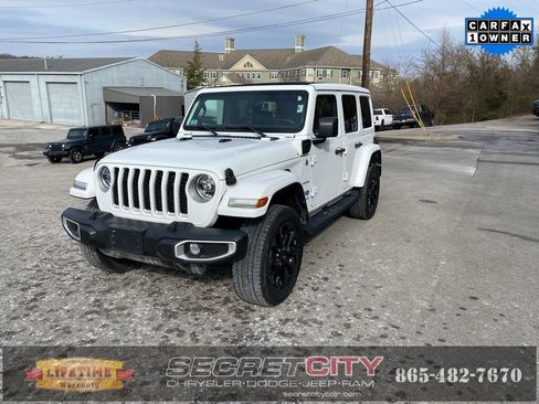 Used 2021 Jeep Wrangler Unlimited Sahara 4xe w/ Cold Weather Group image 1