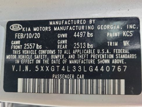 Used 2020 Kia Optima LX FWD image 33