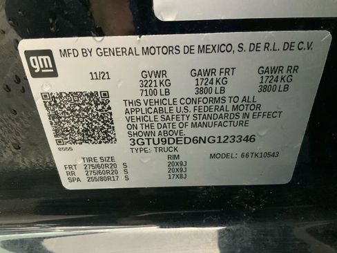 Used 2022 GMC Sierra 1500 SLT w/ SLT Premium Package image 36