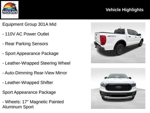 Used 2023 Ford Ranger XLT w/ Equipment Group 301A Mid image 19