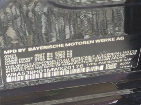 Used 2021 BMW 530i w/ M Sport Package RWD image 22
