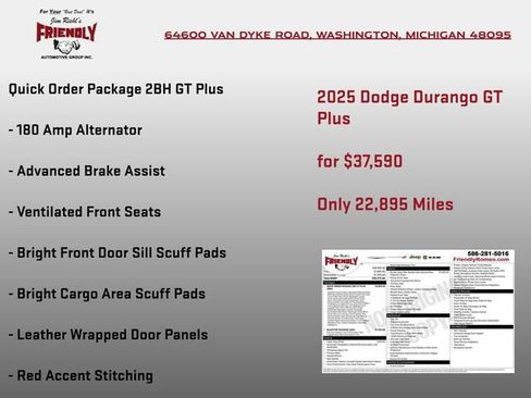 Used 2025 Dodge Durango GT AWD/4WD image 3