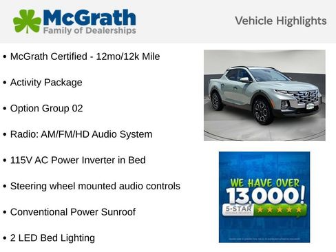 Used 2023 Hyundai Santa Cruz SEL w/ Activity Package FWD image 6