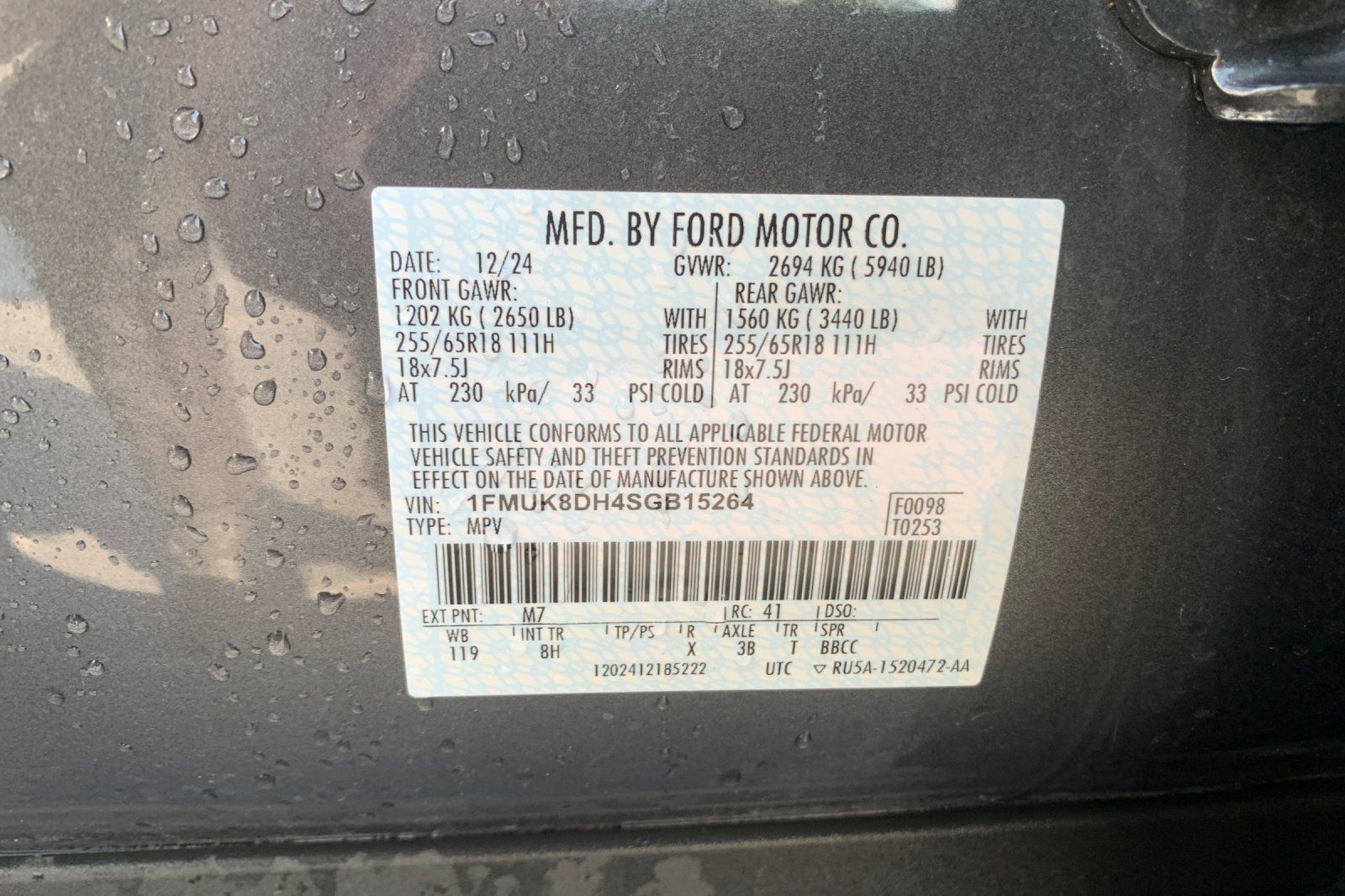 Used 2025 Ford Explorer Active AWD/4WD image 36