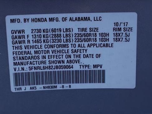 Used 2018 Honda Odyssey Touring image 31