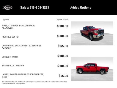 Certified 2021 GMC Sierra 2500 4x4 Crew Cab w/ Gooseneck/5TH Wheel Package image 3