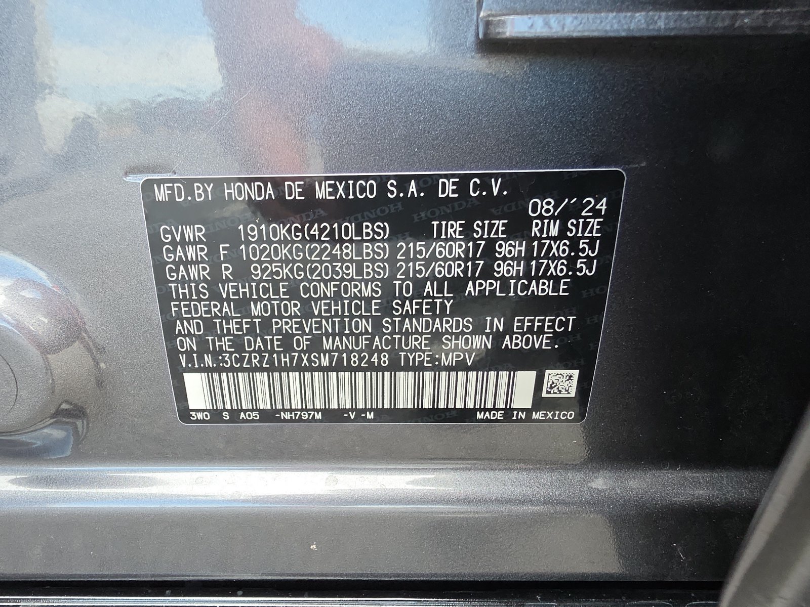 Used 2025 Honda HR-V EX-L image 32