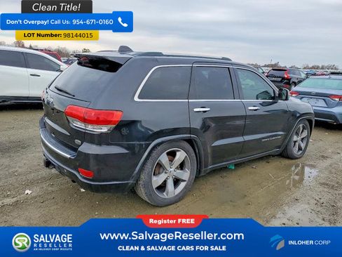 Used 2014 Jeep Grand Cherokee Overland w/ Advanced Technology Group AWD/4WD image 4