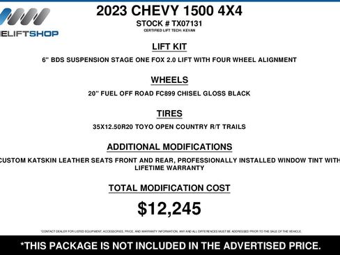 Used 2023 Chevrolet Silverado 1500 RST image 2