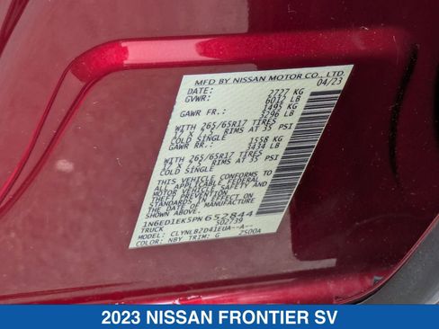 Used 2023 Nissan Frontier SV w/ Tow Package AWD/4WD image 37