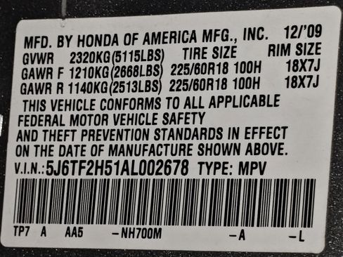 Used 2010 Honda Crosstour EX-L image 56